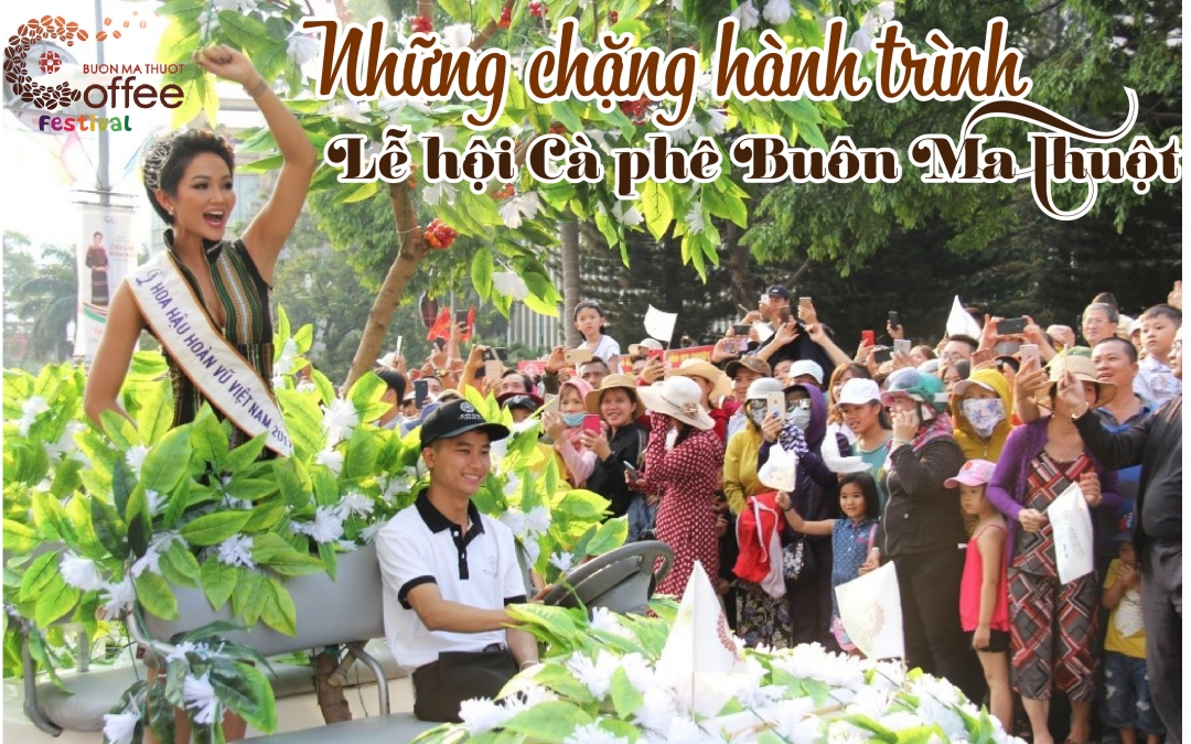 (Infographic) Những chặng hành trình Lễ hội Cà phê Buôn Ma Thuột - Báo Đắk Lắk điện tử