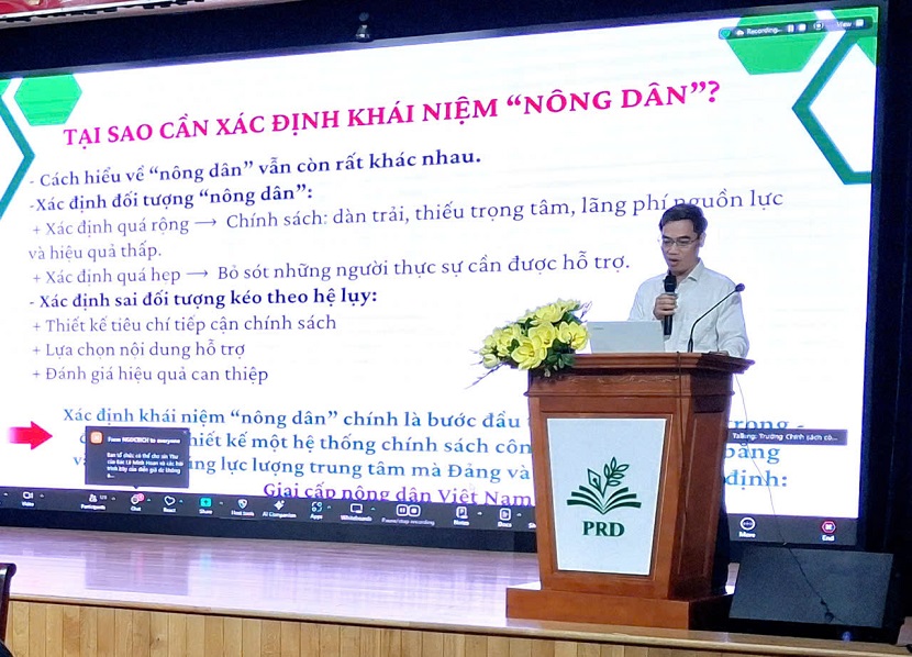 Hội thảo khoa học “Nông dân Việt Nam - từ truyền thống đến chuyên nghiệp và thông minh”