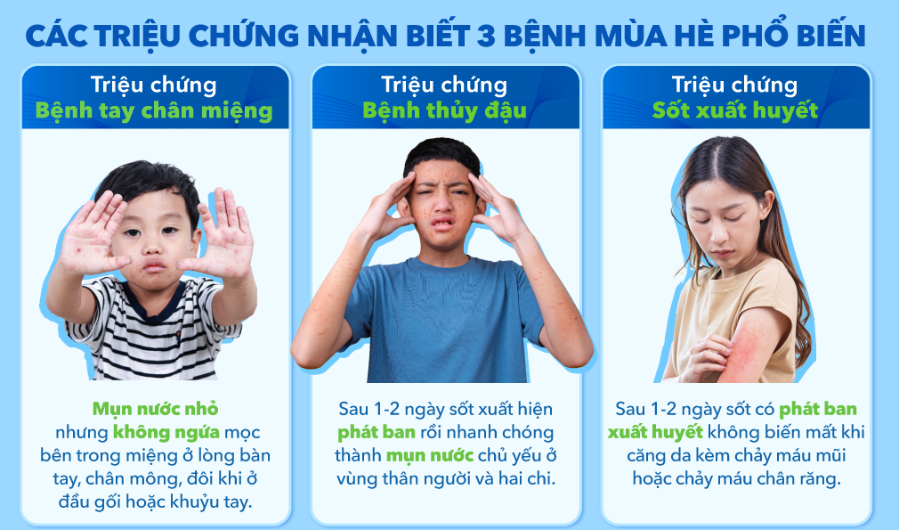 Chủ động phòng bệnh và theo dõi sức khỏe trong mùa hè Chủ động phòng bệnh và theo dõi sức khỏe trong mùa hè