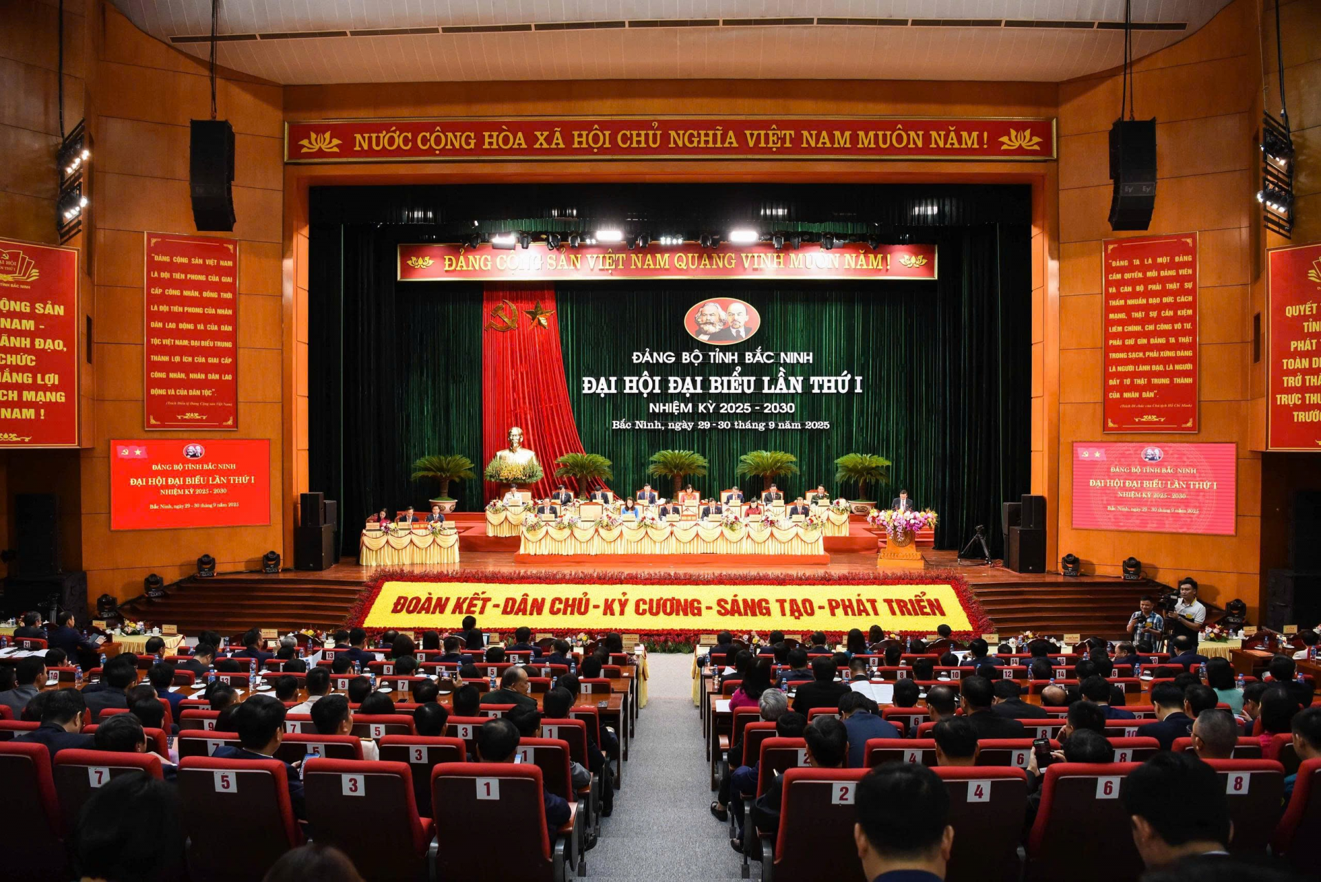 Khai mạc phiên trù bị Đại hội Đảng bộ tỉnh Bắc Ninh lần thứ I, nhiệm kỳ 2025-2030