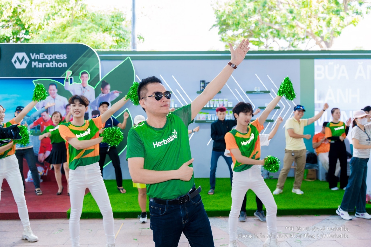 Các hoạt động về dinh dưỡng cộng đồng dành cho các VĐV tham gia giải chạy tại Vnexpress Marathon Cần Thơ 2025
