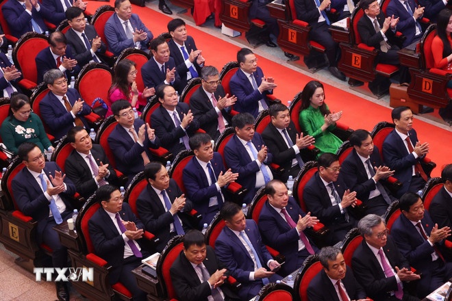 Các đại biểu dự Đại hội. (Ảnh: TTXVN)   Các đại biểu dự Đại hội. (Ảnh: TTXVN)