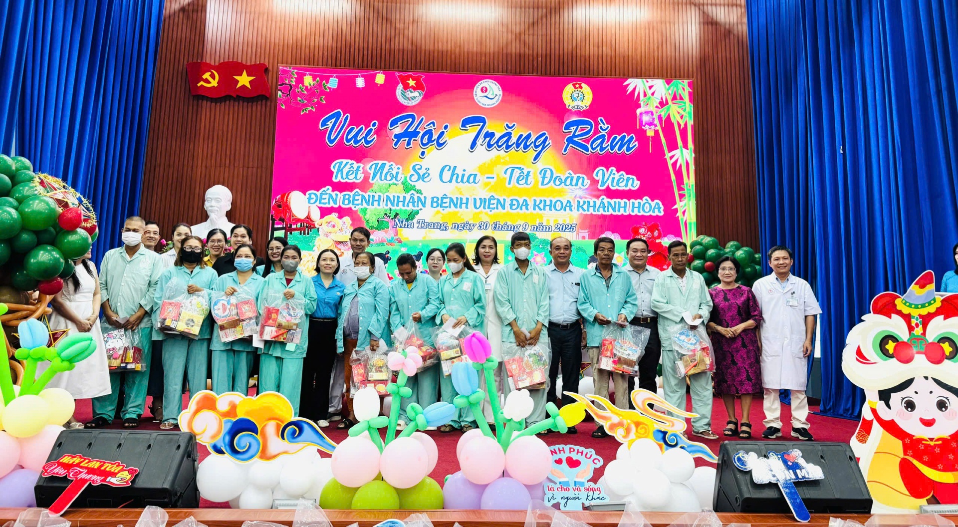 “Vui hội trăng rằm - Kết nối sẻ chia – Tết đoàn viên đến bệnh nhân” “Vui hội trăng rằm - Kết nối sẻ chia – Tết đoàn viên đến bệnh nhân”