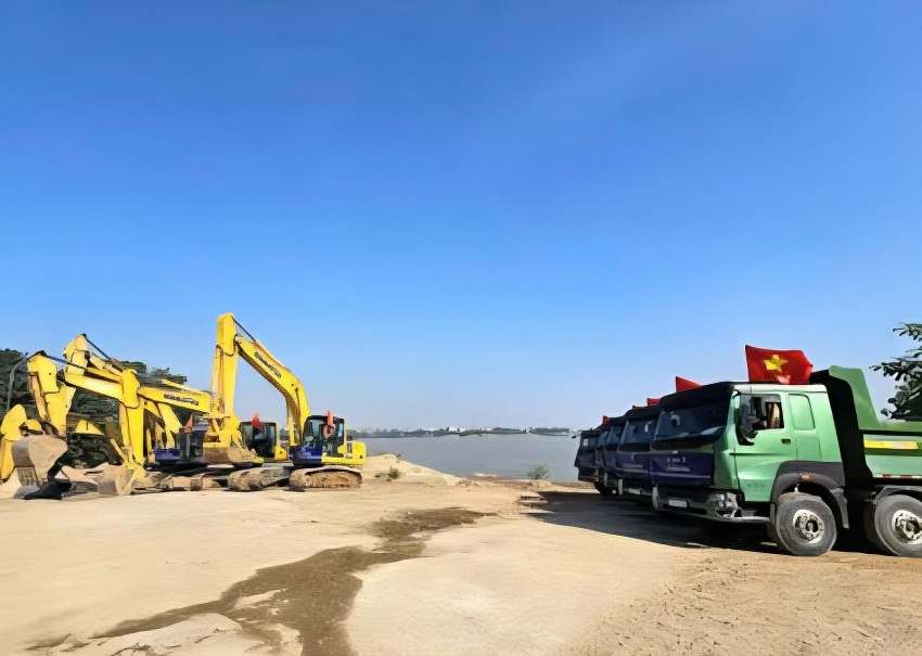 Khởi công dự án chống ngập úng KĐT Nam Thăng Long- Bước tiến vì môi trường sống an toàn xanh sạch cho người dân