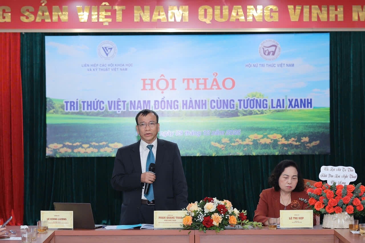 Trí thức Việt Nam đồng hành vì một tương lai xanh