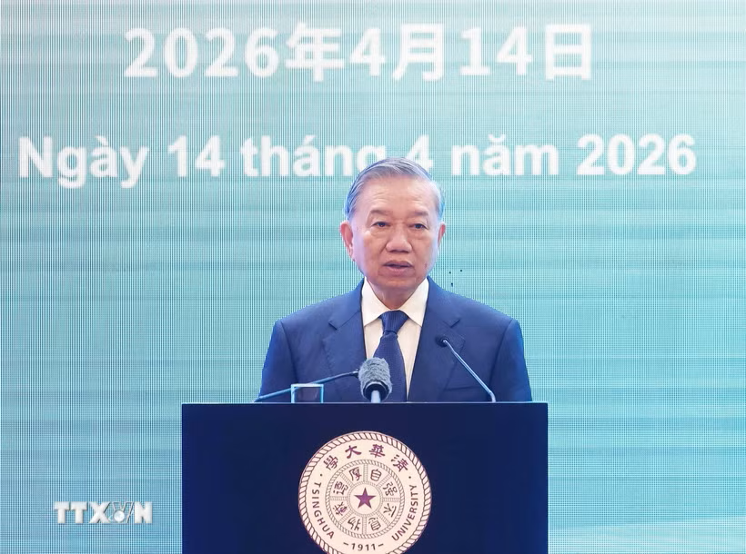 Tổng Bí thư, Chủ tịch nước Tô Lâm phát biểu chính sách tại Đại học Thanh Hoa, Trung Quốc