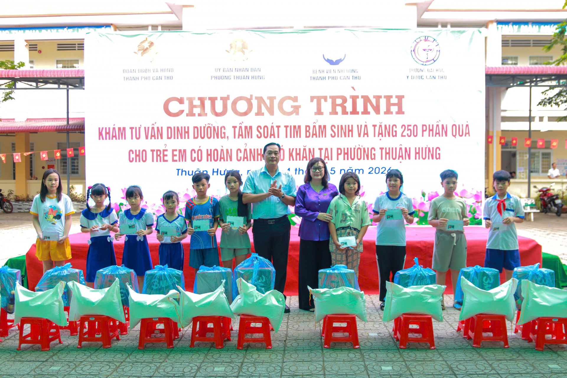 Hơn 250 trẻ em khó khăn ở Cần Thơ được khám, tầm soát tim bẩm sinh
