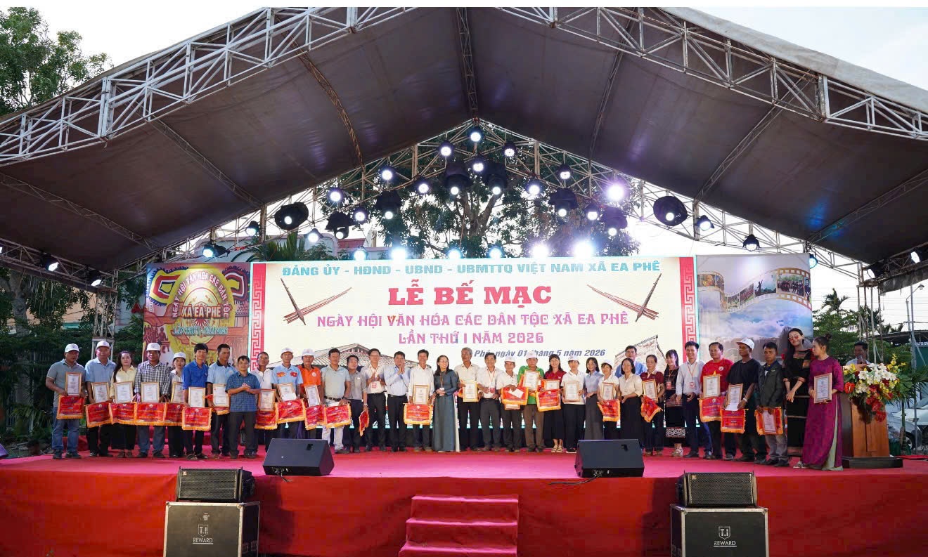Ngày hội Văn hóa các dân tộc lần thứ I” ở xã Ea Phê (Đắk Lắk), lan tỏa tinh thần đoàn kết và tôn vinh bản sắc truyền thống.