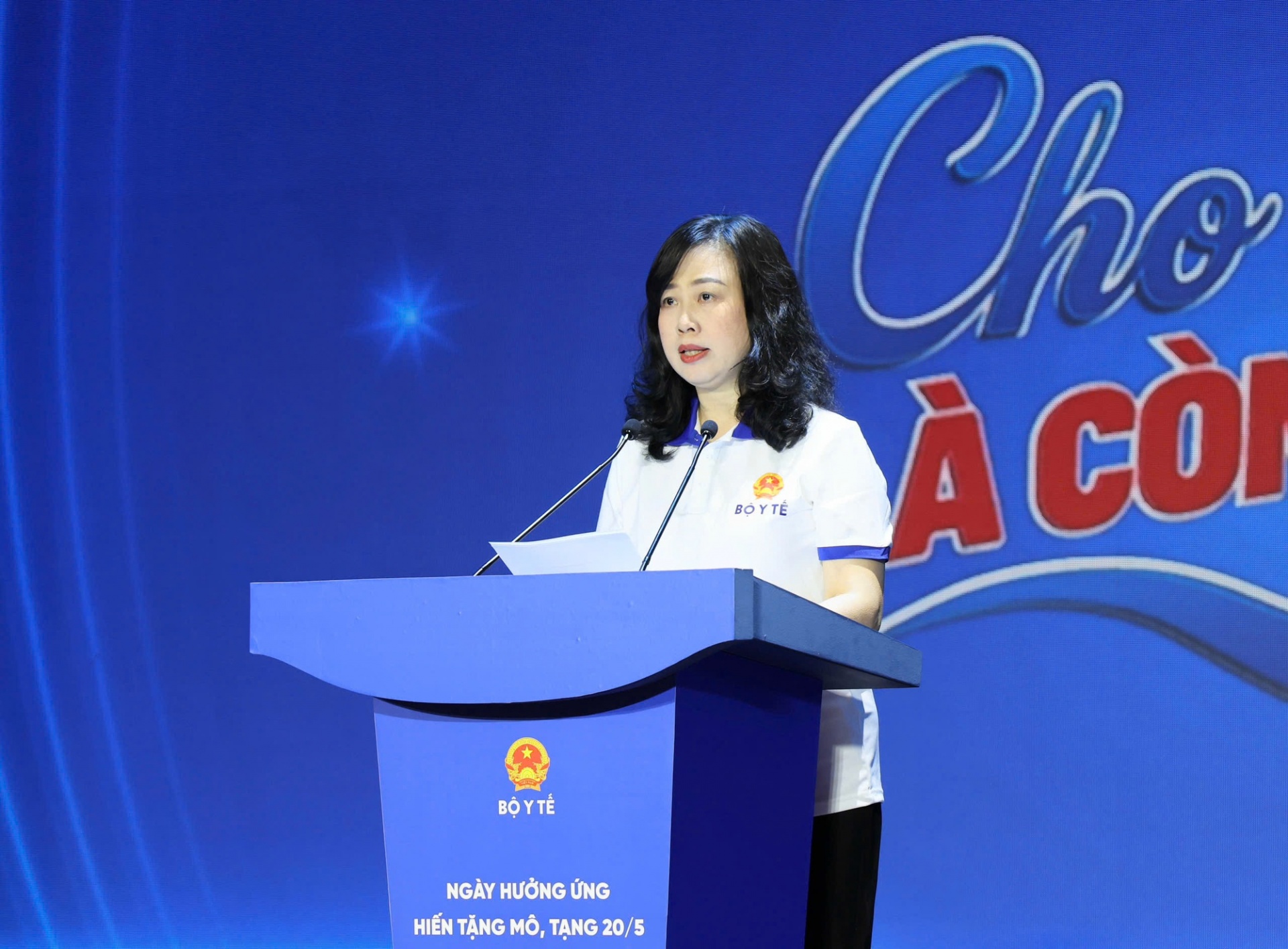 Bộ trưởng Bộ Y tế Đào Hồng Lan phát biểu tại chương trình - Ảnh: VGP Bộ trưởng Bộ Y tế Đào Hồng Lan phát biểu tại chương trình - Ảnh: VGP
