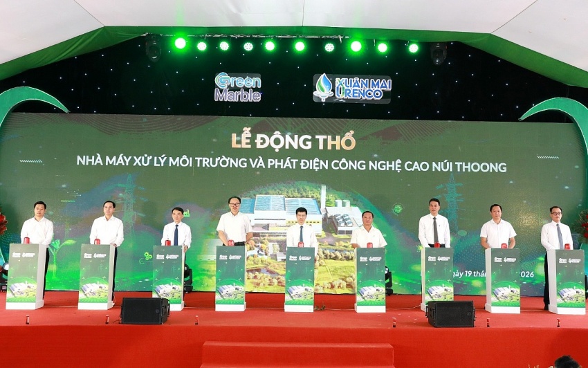 Hà Nội khởi công nhà máy điện rác Núi Thoong hơn 5.250 tỷ đồng, tăng năng lực bảo vệ môi trường