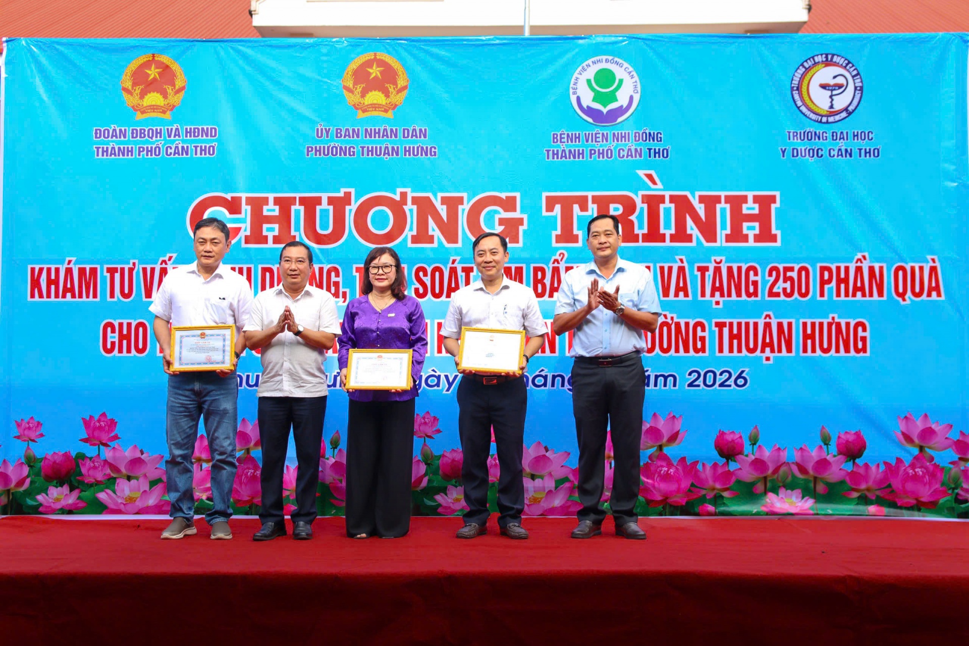 Hơn 250 trẻ em khó khăn ở Cần Thơ được khám, tầm soát tim bẩm sinh