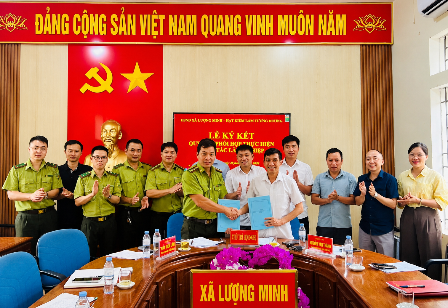 Hạt Kiểm lâm Tương Dương tăng cường phối hợp quản lý, bảo vệ rừng tại các xã vùng trọng điểm