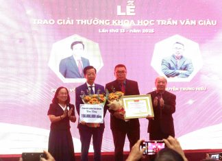 Trường Đại học An Giang có 2 giáo viên đạt Giải thưởng khoa học Trần Văn Giàu