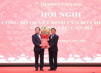 Bộ trưởng Bộ Nông nghiệp và Môi trường Trần Đức Thắng giữ chức Bí thư Thành ủy Hà Nội