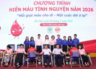 Bộ Nông nghiệp và Môi trường lan tỏa tinh thần nhân ái qua chương trình hiến máu tình nguyện năm 2026